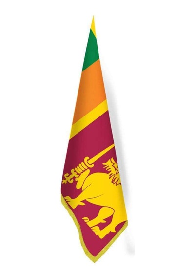Sri Lanka Bayrağı -ofis-makam-toplantı Odaları - Saçaklı Makam Bayrağı 1