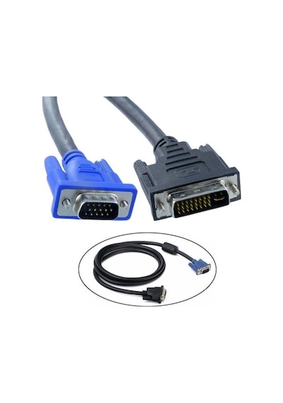 3 Metre Dvi Vga Kablo 24+5 Dvi Vga Kablo
