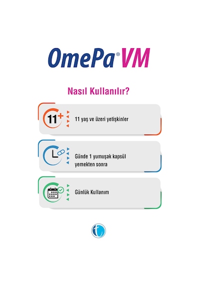 Tab Omepa Vm Omega 3 - Multivitamin - Multimineral 30 Kapsül
