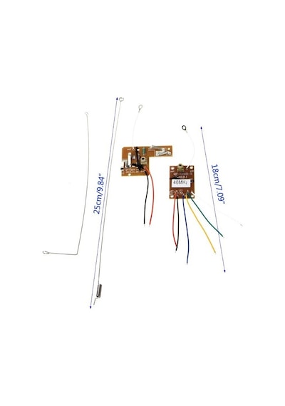 ECE 4CH 47MHz RC Araba Robot İçin Uzaktan Kumanda Verici & Alıcı Modülü Anten
