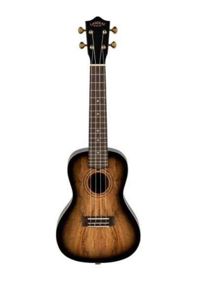 Lanikai Smbb-tx Spalted Maple Tenor Ukulele Limitli Seri - Kolek