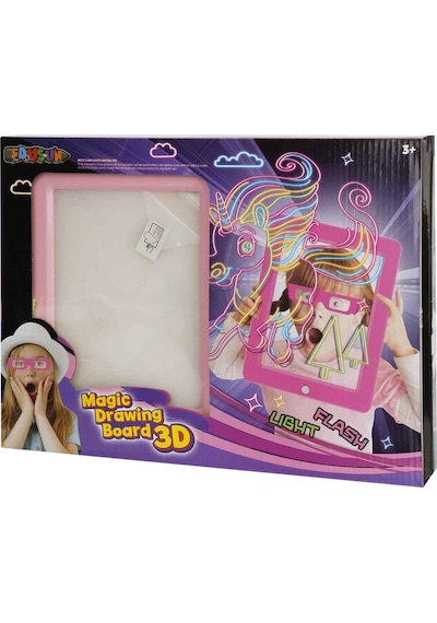 Doodle 3d Sihirli Çizim Tahtası Pembe Veya Beyaz