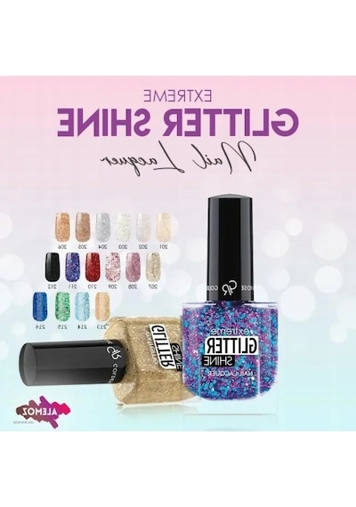 Uzun Ömürlü Glitter Shine Oje, No: 202