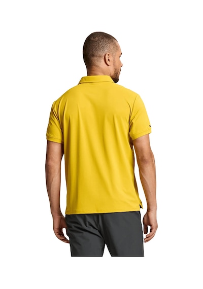 Slam Slam Tech Pique Polo Erkek Sarı Tişört W41 HARDAL