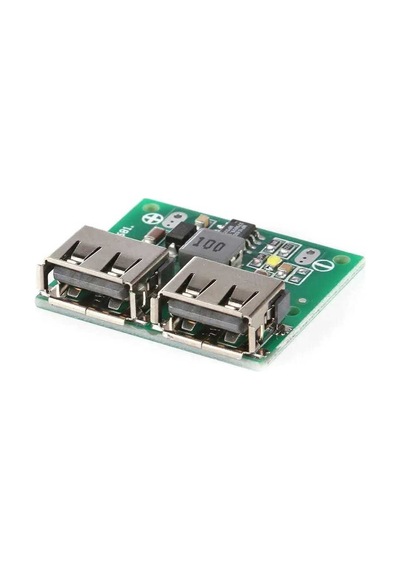Dc Dc Araba Şarj Voltaj Sabitleyici Modülü Çift Usb Çıkışlı