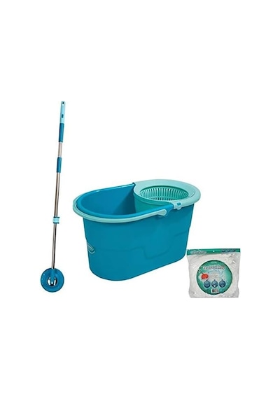 Fix Mop Set Motek Pratik Temizlik Seti Sıkma Sistemli Döner Başlıklı -yeni