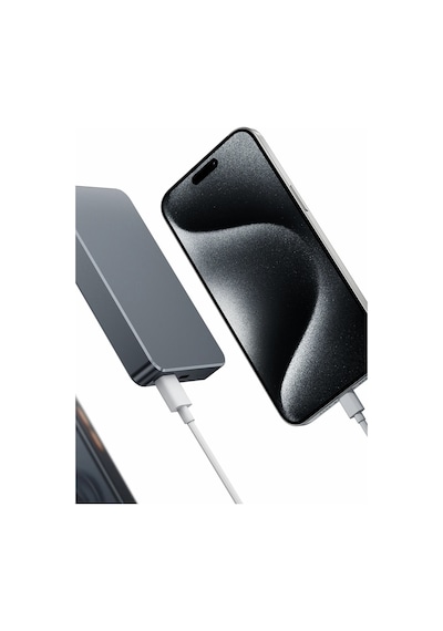 Pb34 Lucci 10.000 Mah 20w Type-c 22.5w Usb Qc 15w Kablosuz Şarj Pd Magsafe Powerbank Gümüş