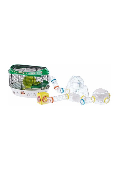 Ferplast Stadium Hamster Kafesi Siyah 49x34x33cm