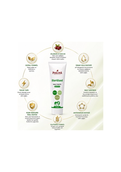 Perlina Kısır Kedi Sterılısed Malt Paste