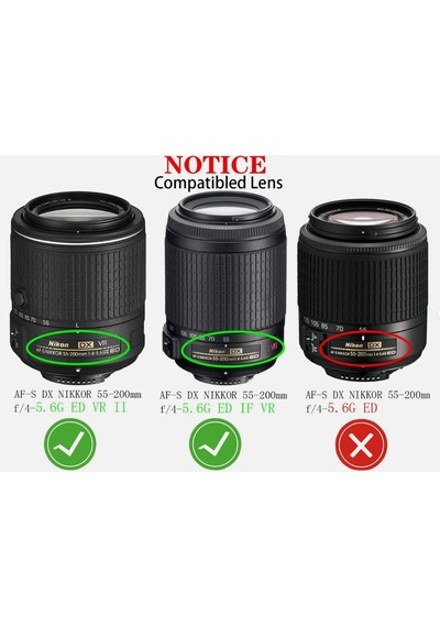 Ayex Hb-37 Parasoley Nikon 55-200mm Ve 85mm Micro Lensler İle Uyumlu