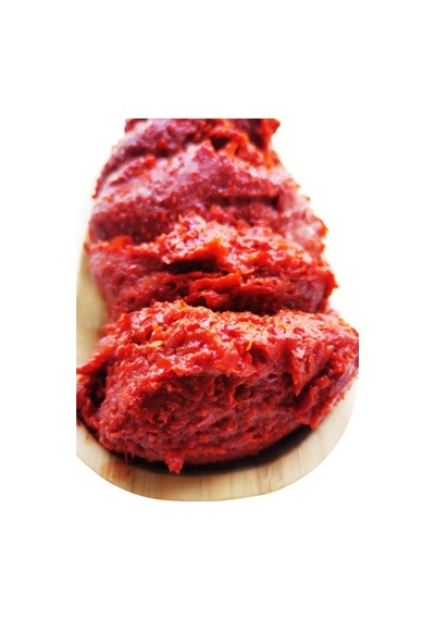 Küresel Market Doğal Ev Yapımı Acı Biber Salçası + Tatlı Biber Salçası 2 x 2 KG