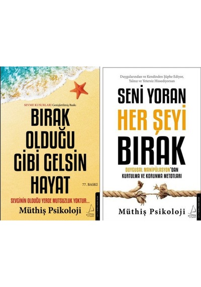 Bırak Olduğu Gibi Gelsin Hayat-seni Yoran Her Şeyi Bırak 2 Kitap Set