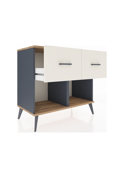 Hyperion Şifonyer 2 Çekmeceli 88x44x80 Antrasit-çam/aytaşı Çam/aytaşı Hyperion Şifonyer 2 Çekmeceli 88x44x80 Antrasit-çam/aytaşı Çam/aytaşı
