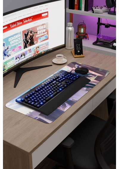 Ororon Genshin Impact Anime Oyuncu V4 - 70x30 Xl Gaming Mouse Pad Fare Altlığı