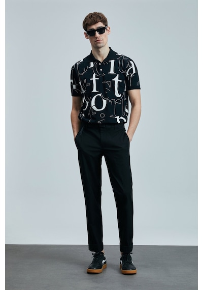 Lufian 111040219 Dıamond Smart Erkek Polo Tişört Erkek T-shirt SIYAH Lufian 111040219 Dıamond Smart Erkek Polo Tişört Erkek T-shirt SIYAH