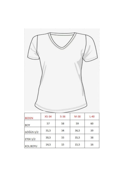 Rooted-kadın Basic V Yaka T-shirt ,fitilli Kaşkorse Kumaş Bluz Pembe