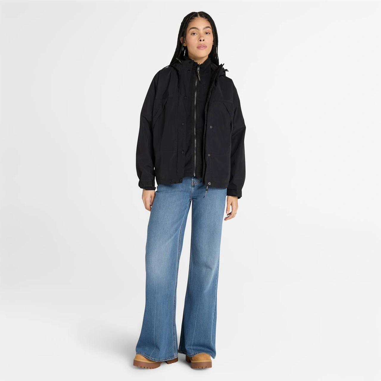 Timberland Winnick Su Geçirmez 3in1 Fleece Kadın Siyah Ceket Tb0a2r5m0011 Siyah