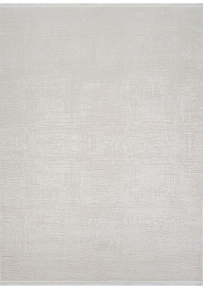 Salon Oturma Odası Halısı Yumuşak Dokulu Sık Dokuma Modern Makine Halısı Truva 6641 Tr Krem