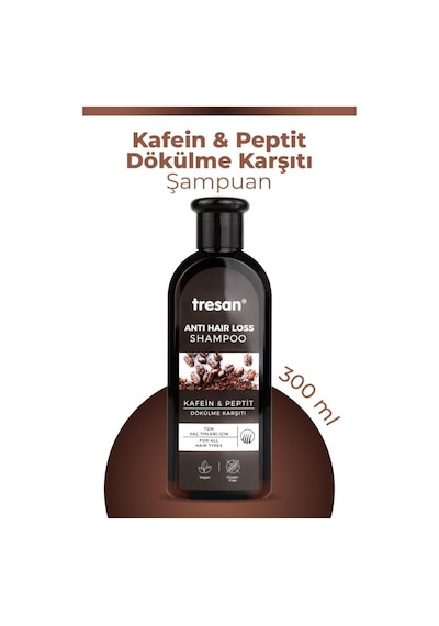 Kafein & Peptit Dökülme Karşıtı Bakım Şampuanı Enerji & Dolgunluk, Tüm Saç Tipleri 300 Ml Tüm Saç Tipleri