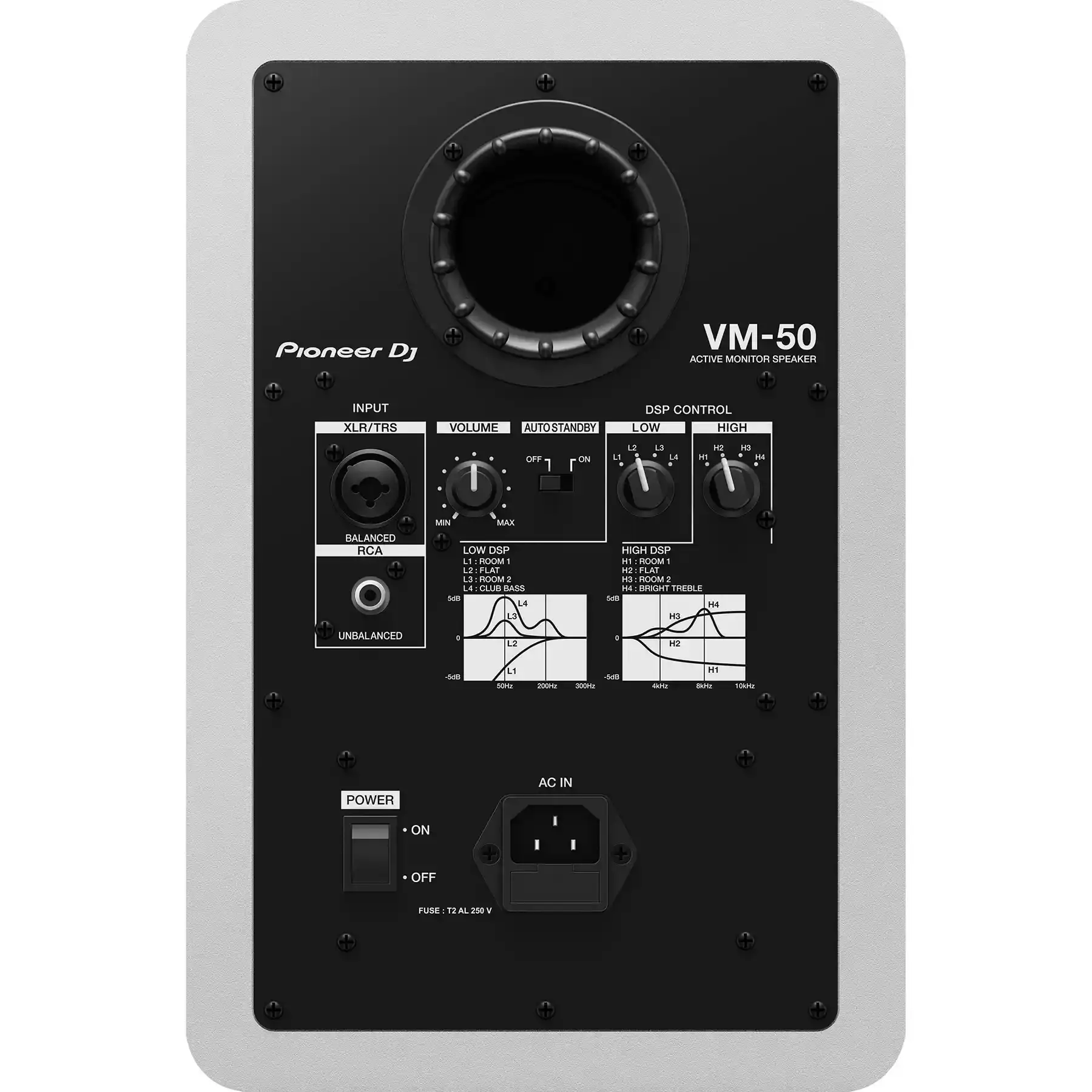 Pioneer Dj Vm-50 5" Aktif Profesyonel Monitör Hoparlör - Tekli Beyaz