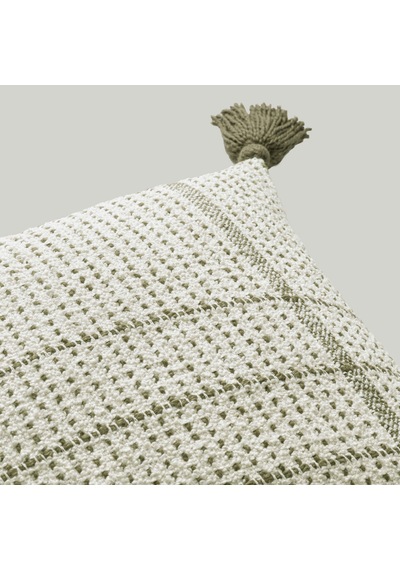 Linens Coze Kırlent Kılıfı 50x50 Cm Hardal Yeşil