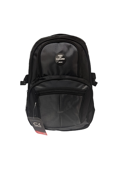 Cakard Su Geçirmez Kalın Ortopedik Çok Bölmeli Laptop Okul Gezi Seyahat Kamp Sırt Çantası Büyük 30x47cm Gri