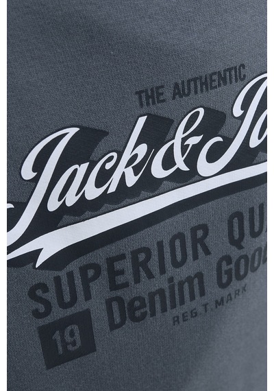Jack&jones Junior Erkek Çocuk Sweat 12279795 Füme