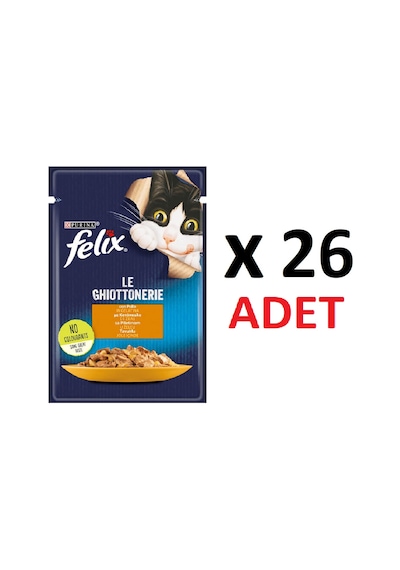 Purina Felix Tavuk Etli Pouch Yavru Kedi Yaş Maması 26 x 85 G