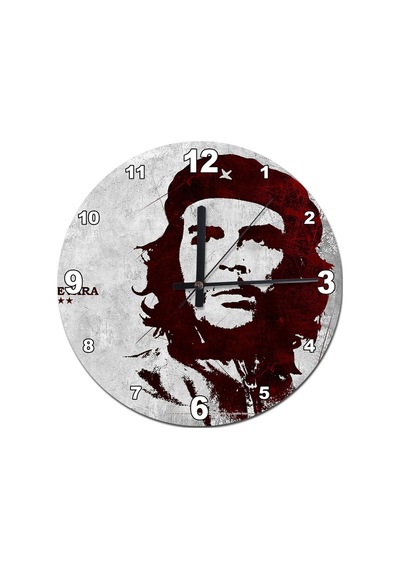 Ernesto Che Guevara Baskılı Duvar Saati (407685169) Çok Renkli
