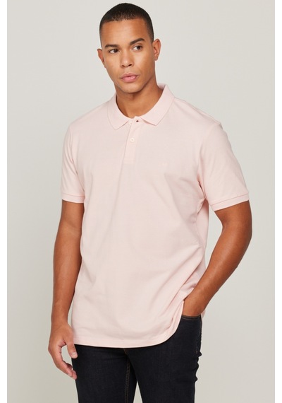 Regular Fit Normal Kesim Polo Yaka Tişört L211810611 Pembe