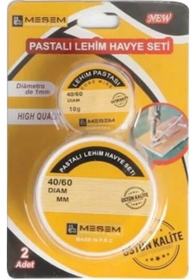 Meşem Pastalı Lehim Seti