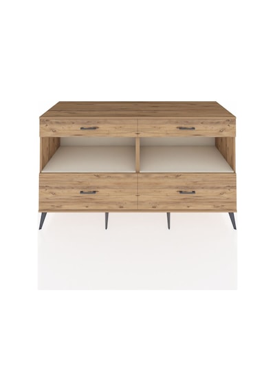 Kronos Konsol 2 Raflı 4 Çekmeceli 176x59x99 Çam-aytaşı/çam Çam-aytaşı/çam