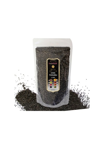 Hanzade Bitkisel Chia Tohumu 1 Kg Çiya Seed Yeni Mahsül Katkısız
