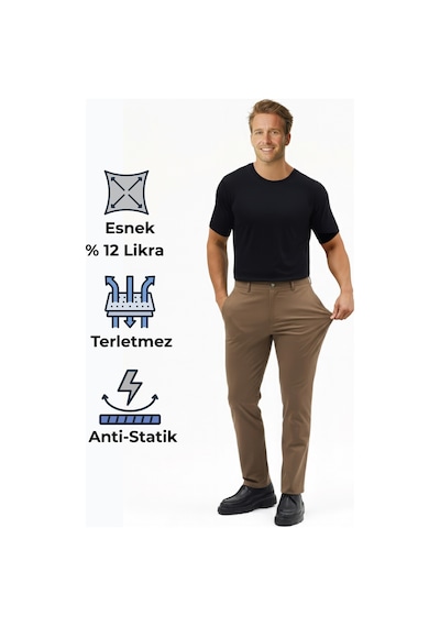 Erkek Motion Streç Kumaş Relaxed Beli Lastikli Jogger Pantolon Kahverengi M701-r0140002-05 Kahverengi Erkek Motion Streç Kumaş Relaxed Beli Lastikli Jogger Pantolon Kahverengi M701-r0140002-05 Kahverengi