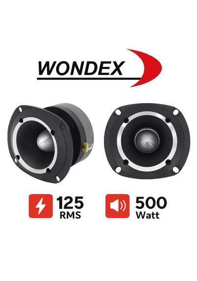 Wdx-77 Spl Dome Tweeter Çifti 1000wat-250w Rms 10 Cm Tiz 1. Sınıf Kalite