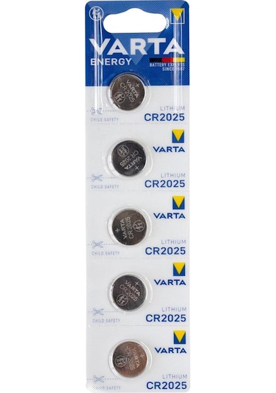 VARTA CR2025 3 VOLT LİTYUM PİL 5Lİ PAKET