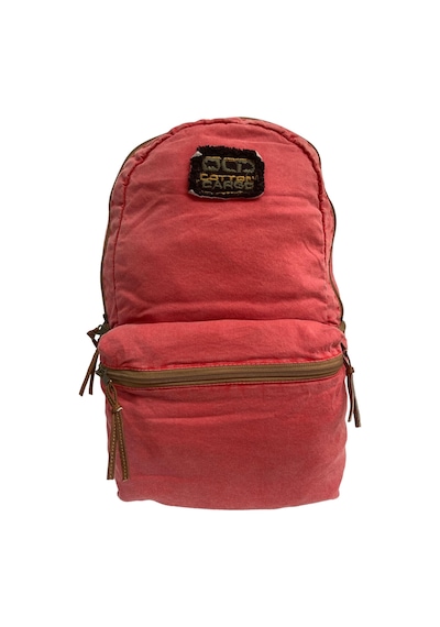 Old Cotton Cargo Kaliteli Vintage Unisex Tek Gözlü Disayn Sırt Günlük Okul Gezi Çantası Donny Bag Pembe