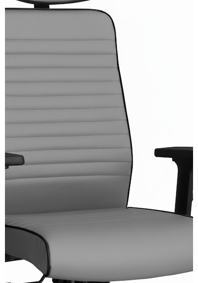 Upstyle Zirve Deri Ergonomik Çalışma Ve Yönetici Koltuğu Gri