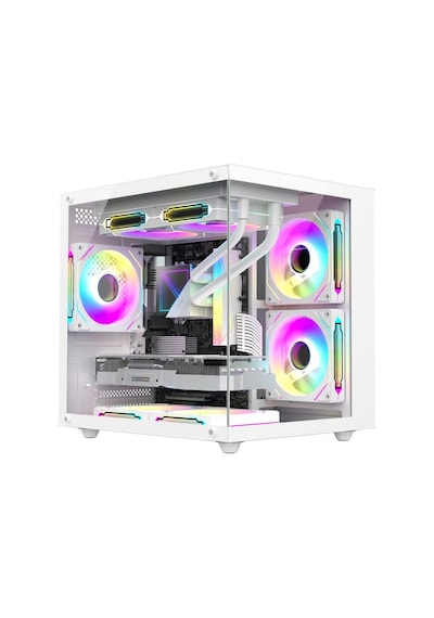 Xaser Cube X230 R7-7800X3D 32 GB 1 TB M.2 Nvme SSD 16 GB RTX5060Tİ Free Dos Masaüstü Oyuncu Bilgisayarı