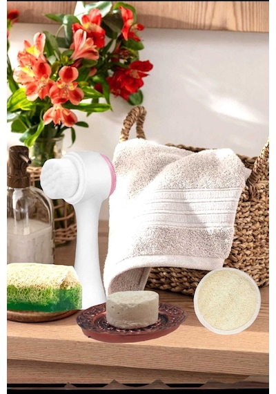 5'li Set Ölü Deri Akne Leke Sivilce Arındırıcı Gerdirme Beyazlatıcı Peeling Doğal Cilt Yüz Bakım