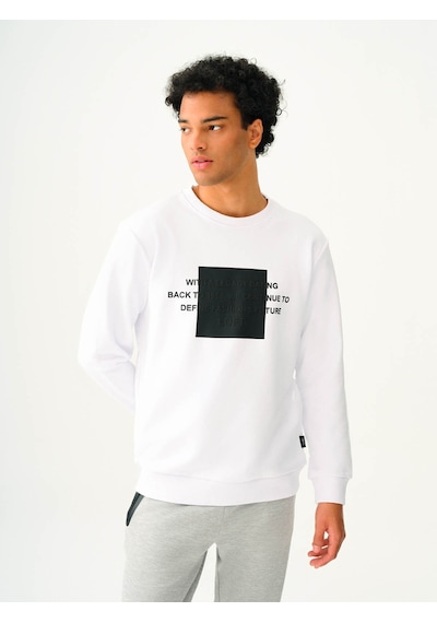 Loft Erkek Sweatshirt Beyaz Lf2037095 25kp69000084 P69100 Beyaz