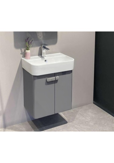 Orka Orbıt 55 Alt Modül + Lavabo Parlak Gri Diğer Orka Orbıt 55 Alt Modül + Lavabo Parlak Gri Diğer