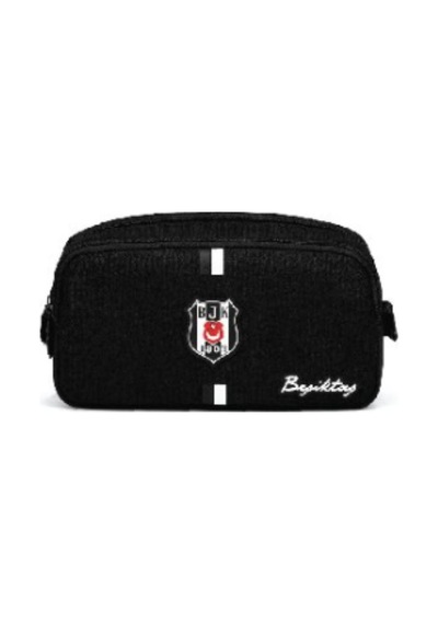 Beşiktaş Kalem Çantası Emprime Baskı Detaylı Kanvas 26382 Çok Renkli
