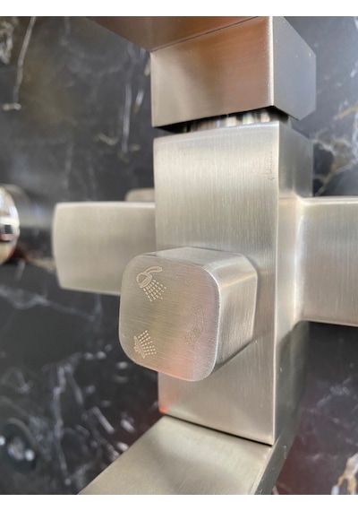 İsaoğlu Yapı Inox Duş Seti Inox Tepe Yağmurlama Banyo Duş Sistemi Alt Armatür Dahil Set Diğer