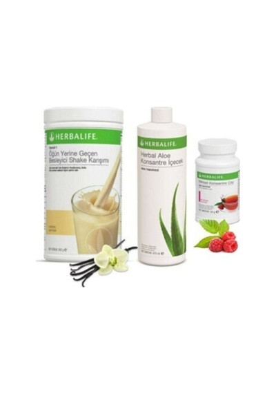 Vanilyalı Formül 1 Shake Konsatre Çay 50 Gr Herbal Aloe Konsantre Içecek