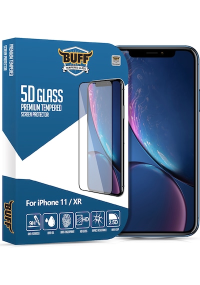 Buff Apple Uyumlu iPhone 11 Avantaj Paket - Air Hybrid Kılıf + Ekran Koruyucu + Lens Koruyucu Glass Şeffaf