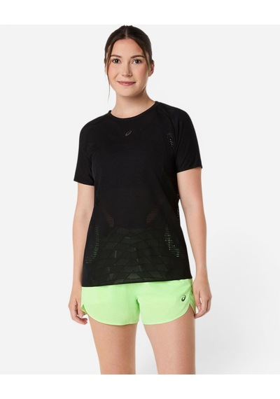 Asics Metarun Ss Top Kadın Siyah Kısa Kollu Tshirt 2012d418-001