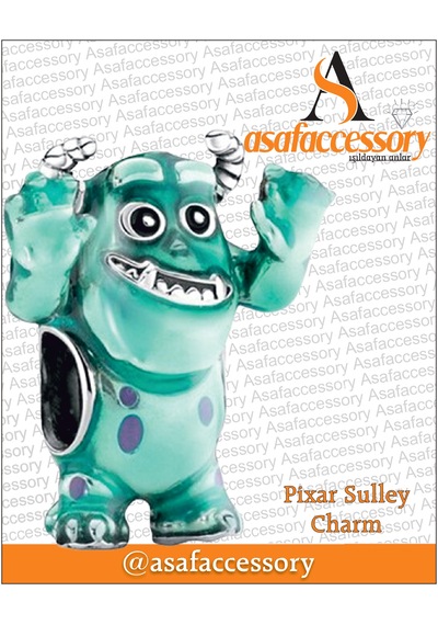 Pixar Sulley Charm Yeşil