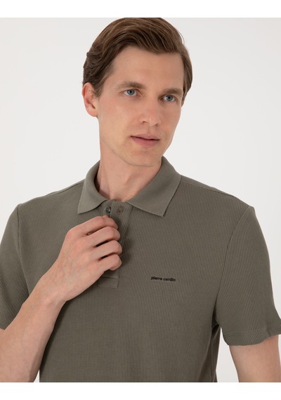 Pierre Cardin Erkek Haki Tişört 50309946-vr027 Haki