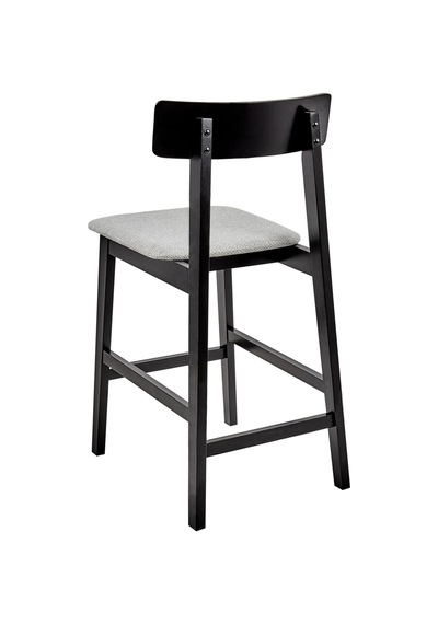 Isantı 2'li Bar Sandalyesi Seti, 61 Cm Oturum, Masif Ahşap, Klasik Tasarım Siyah Isantı 2'li Bar Sandalyesi Seti, 61 Cm Oturum, Masif Ahşap, Klasik Tasarım Siyah